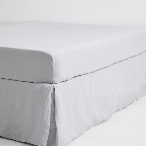 Fog 100% French Flax Linen Valance