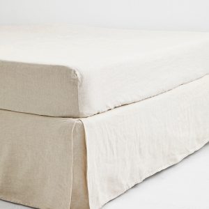 Oatmeal 100% French Flax Linen Valance